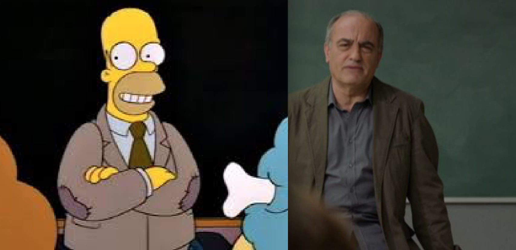 Les dues referències de Merlí amb Els Simpsons